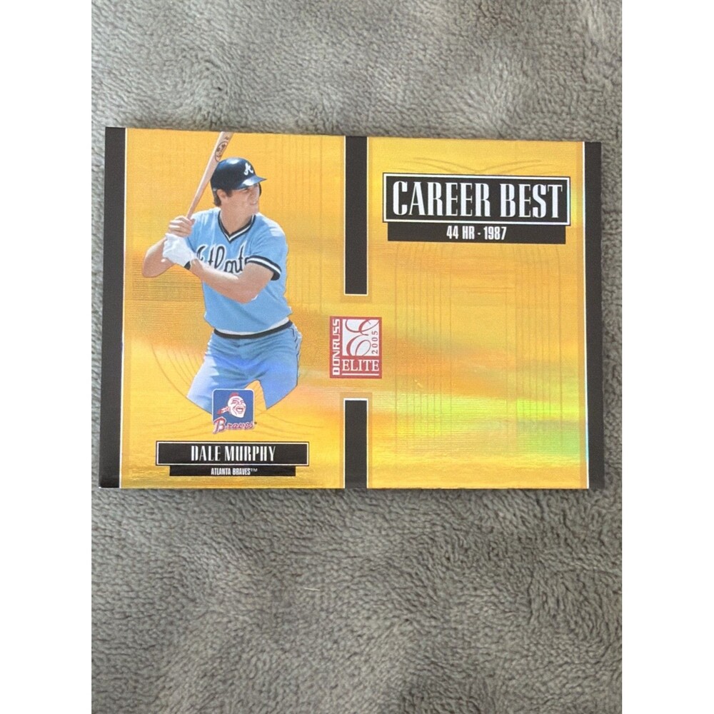 2005 Donruss Elite - Career Best Dale Murphy #CB-9 Gold /500